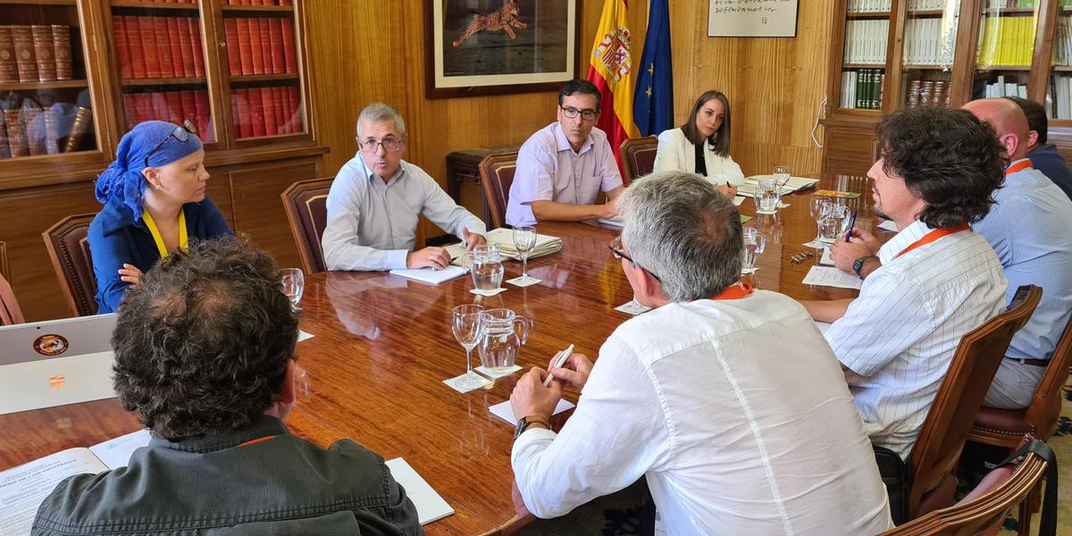 Reunión en el Ministerio de Transición Ecológica junto con CSIF, UGT y AEAFMA