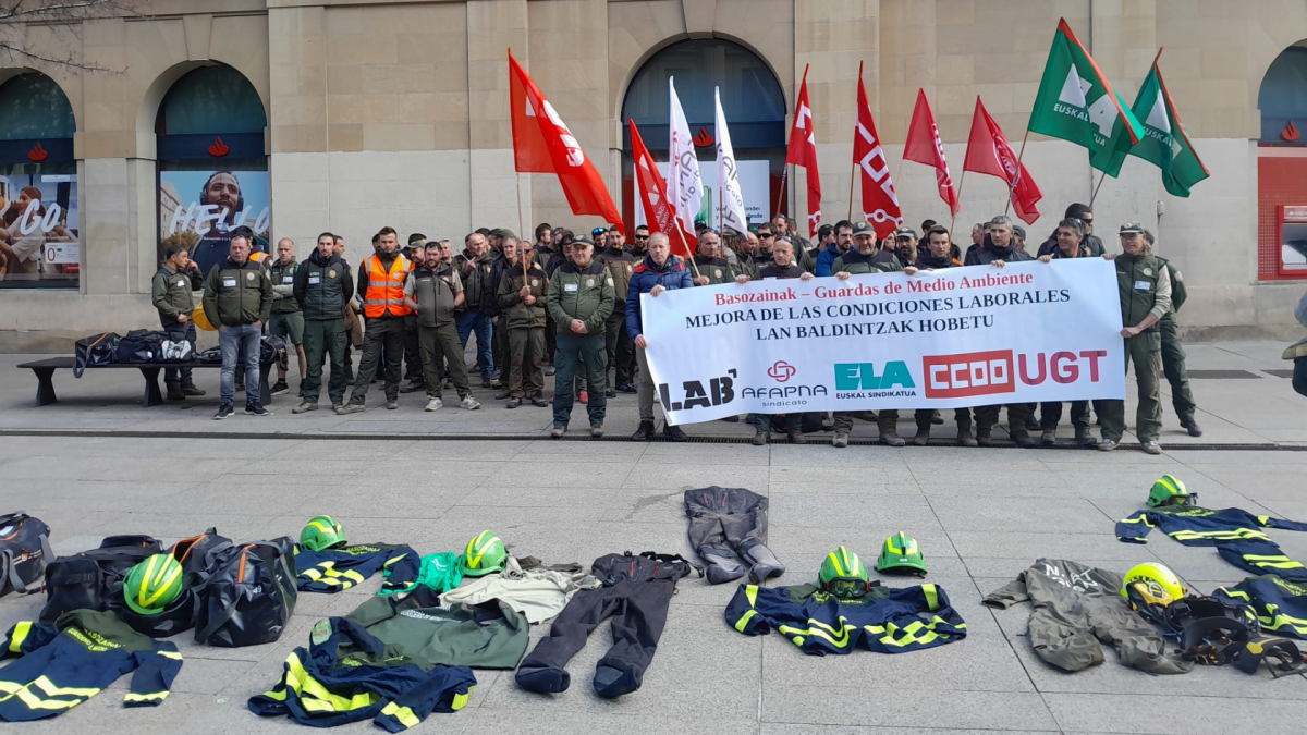 Concentración de esta mañana.